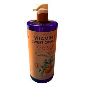 Pharm to Table Vitamin C Sweet Orange‎ Brightening Shower Gel with Collagen 32oz